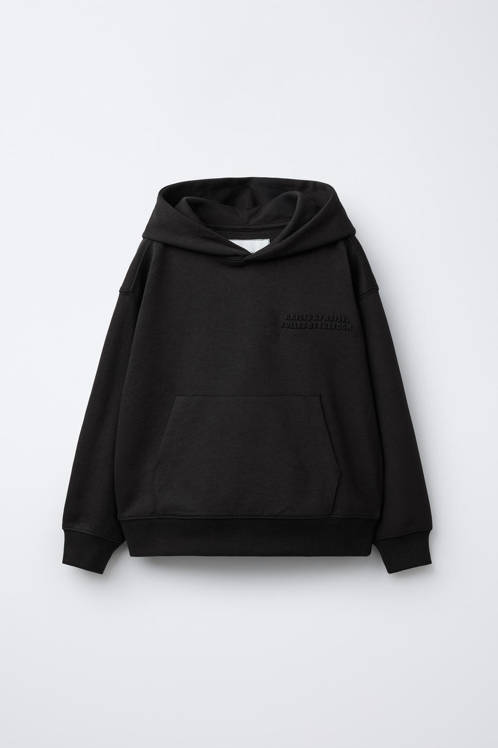 Костюм с капюшоном и брюками с принтом на резинке