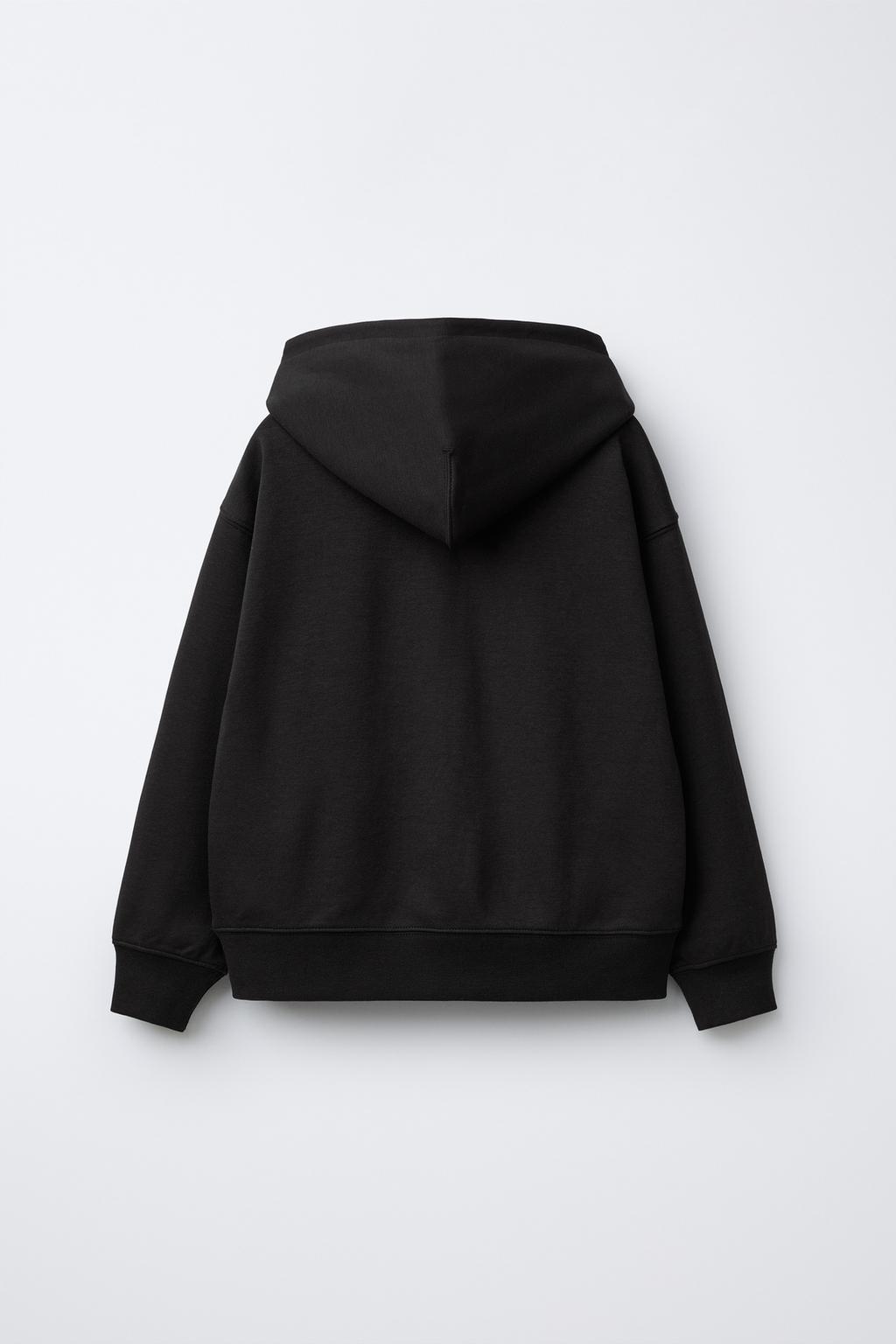 Костюм с капюшоном и брюками с принтом на резинке