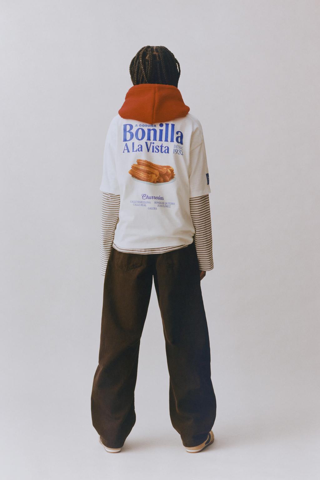 Футболка с принтом bonilla a la vista ® x zara