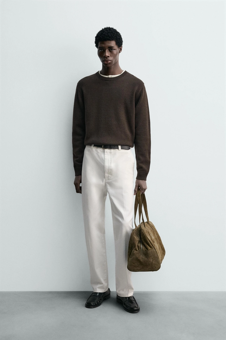 ЛЕГКИЙ СВИТЕР ИЗ 100% ШЕРСТИ