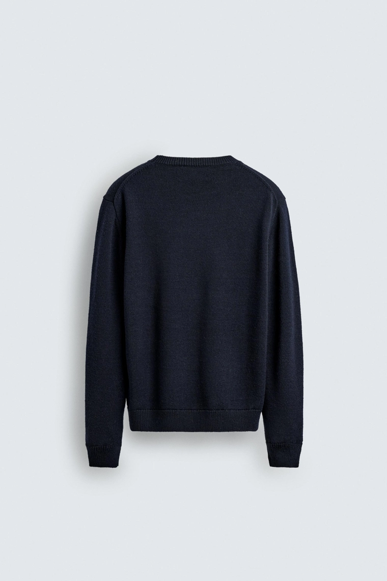 ЛЕГКИЙ СВИТЕР ИЗ 100% ШЕРСТИ