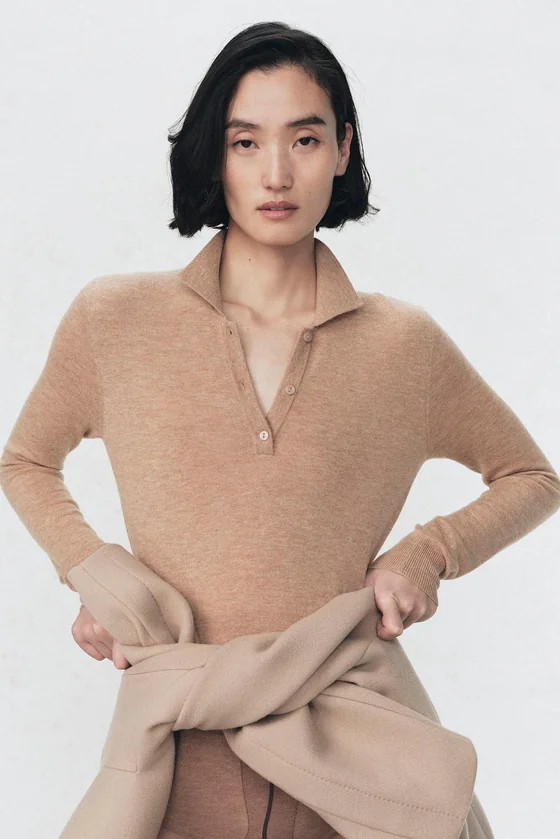 Водолазка-боди из шерсти soshiotsuki x zara