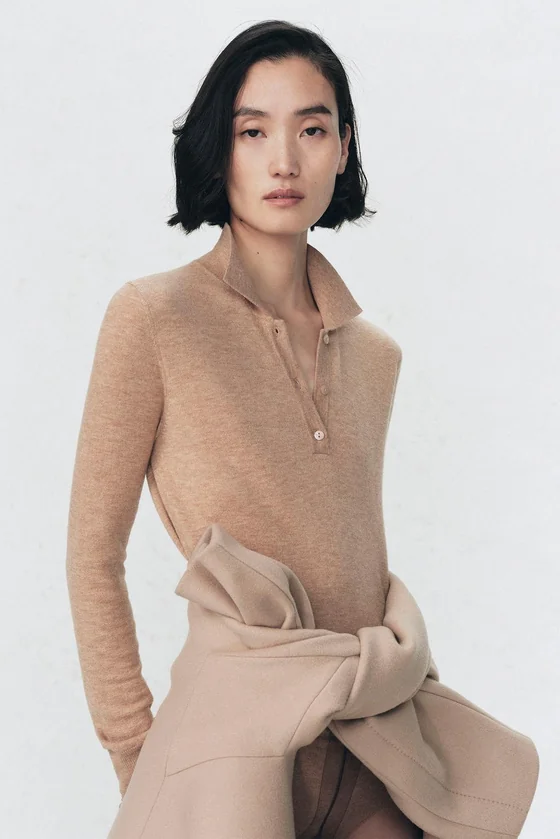 Водолазка-боди из шерсти soshiotsuki x zara
