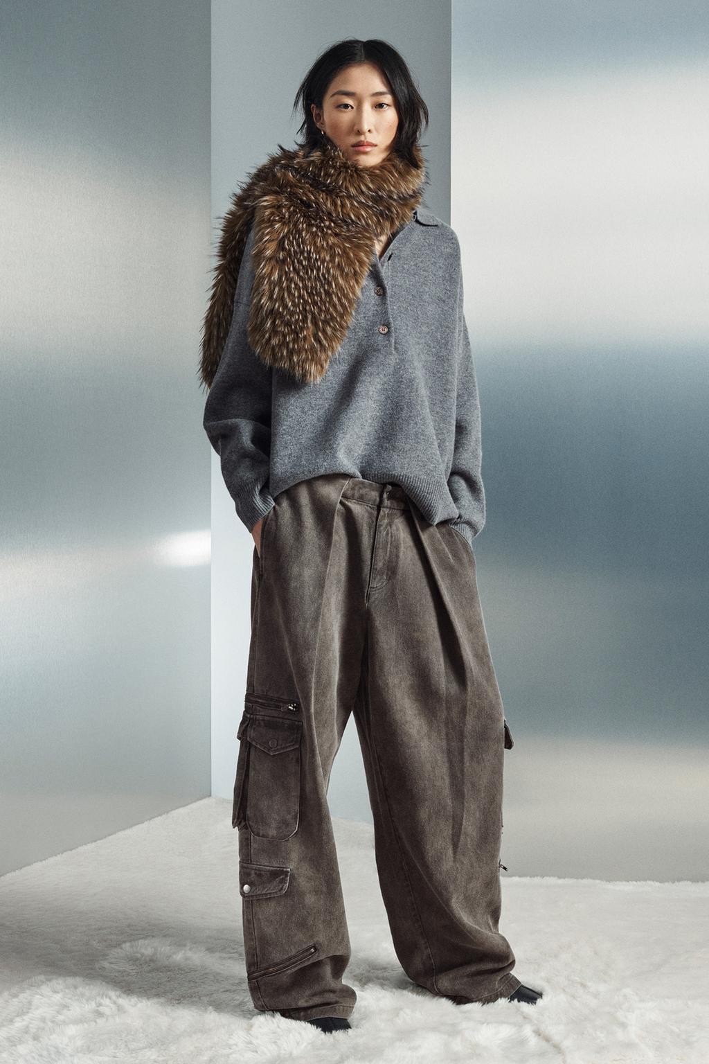 ПОЛО ИЗ 95% ШЕРСТИ, ГЛАДКАЯ ВЯЗКА