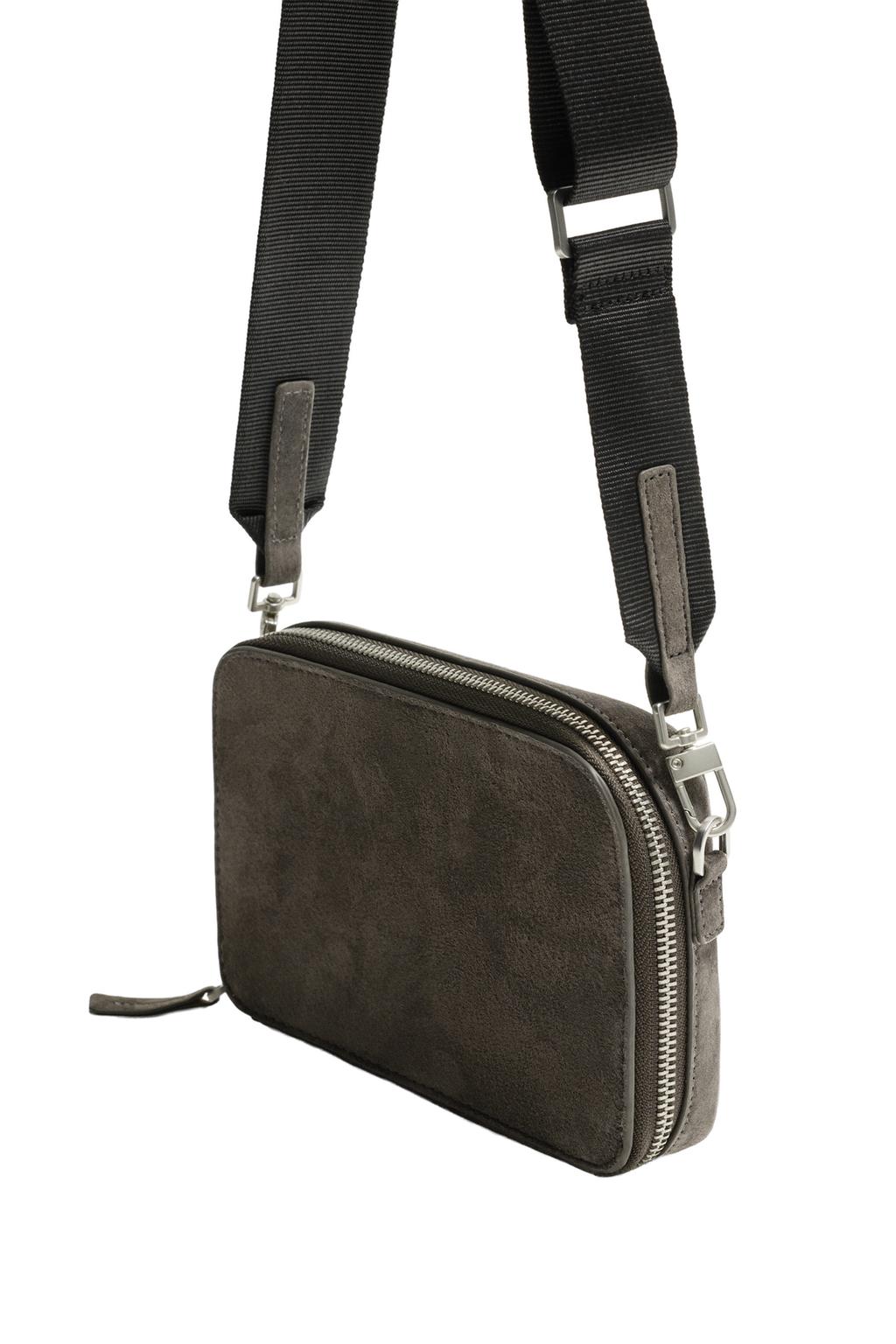 КОЖАНАЯ СУМКА С ПЛЕЧЕВЫМ РЕМНЕМ