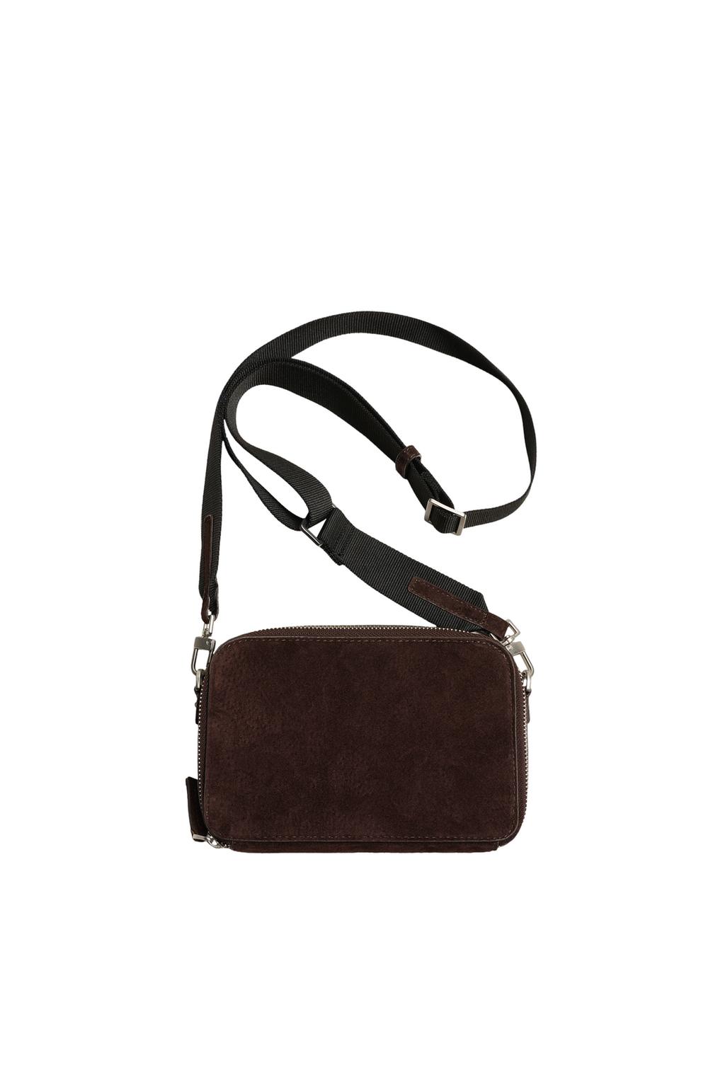 Кожаная сумка через плечо