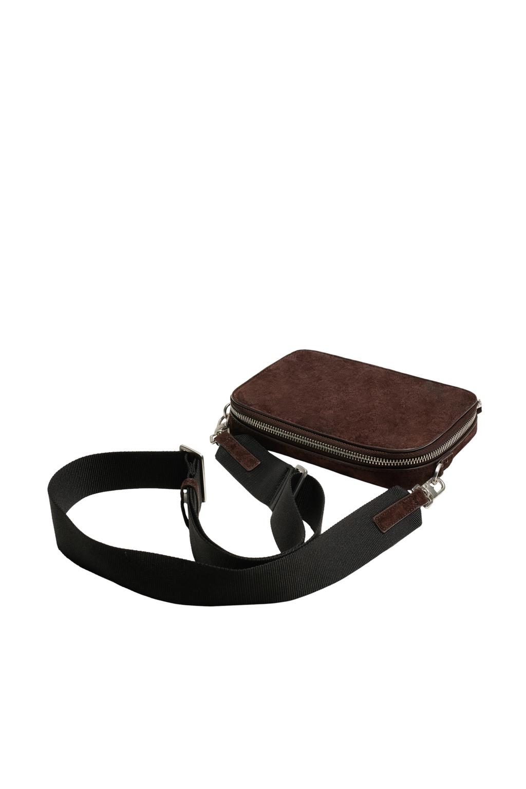 Кожаная сумка через плечо