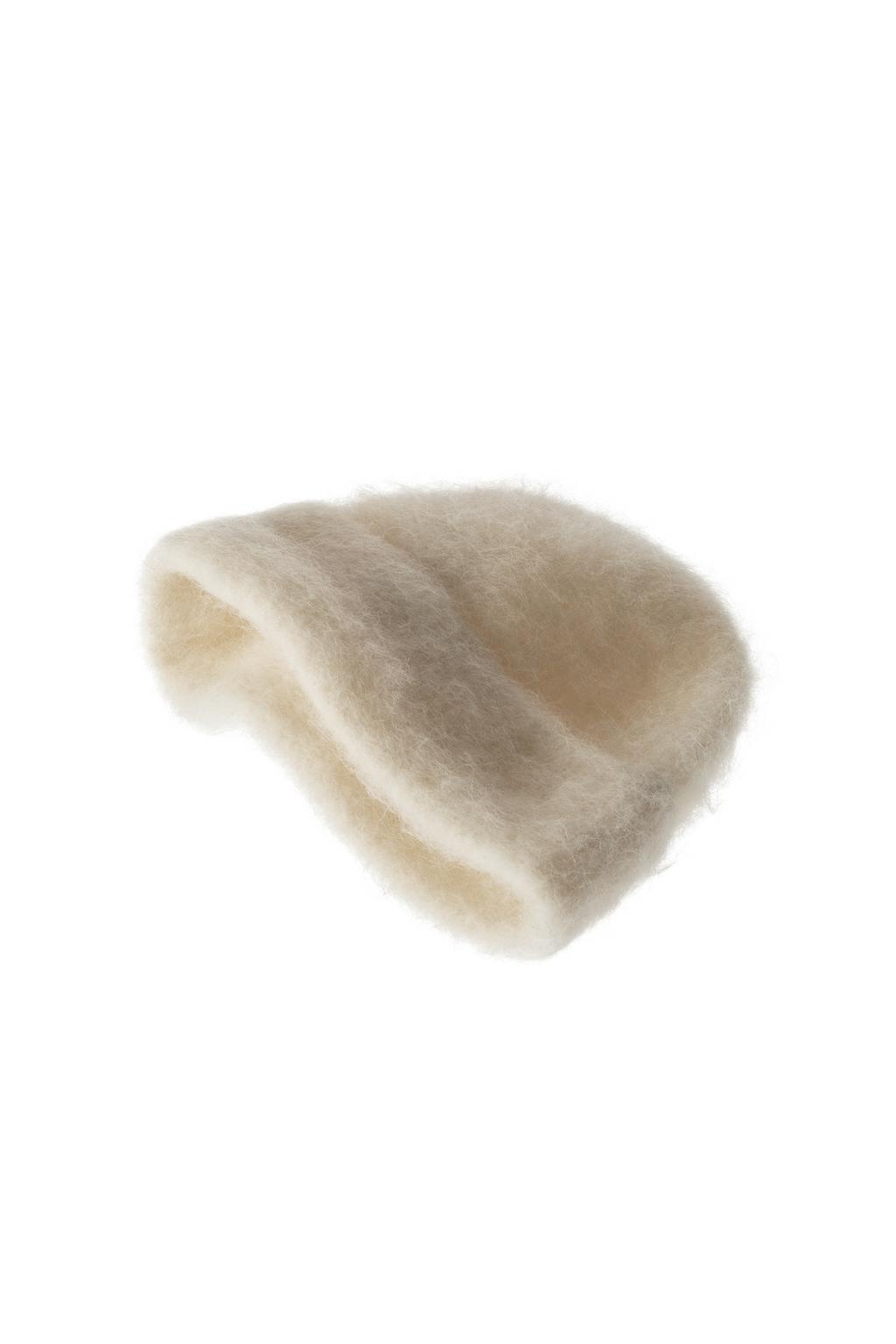 ШАПКА БИНИ ИЗ СМЕСОВОЙ АЛЬПАКИ