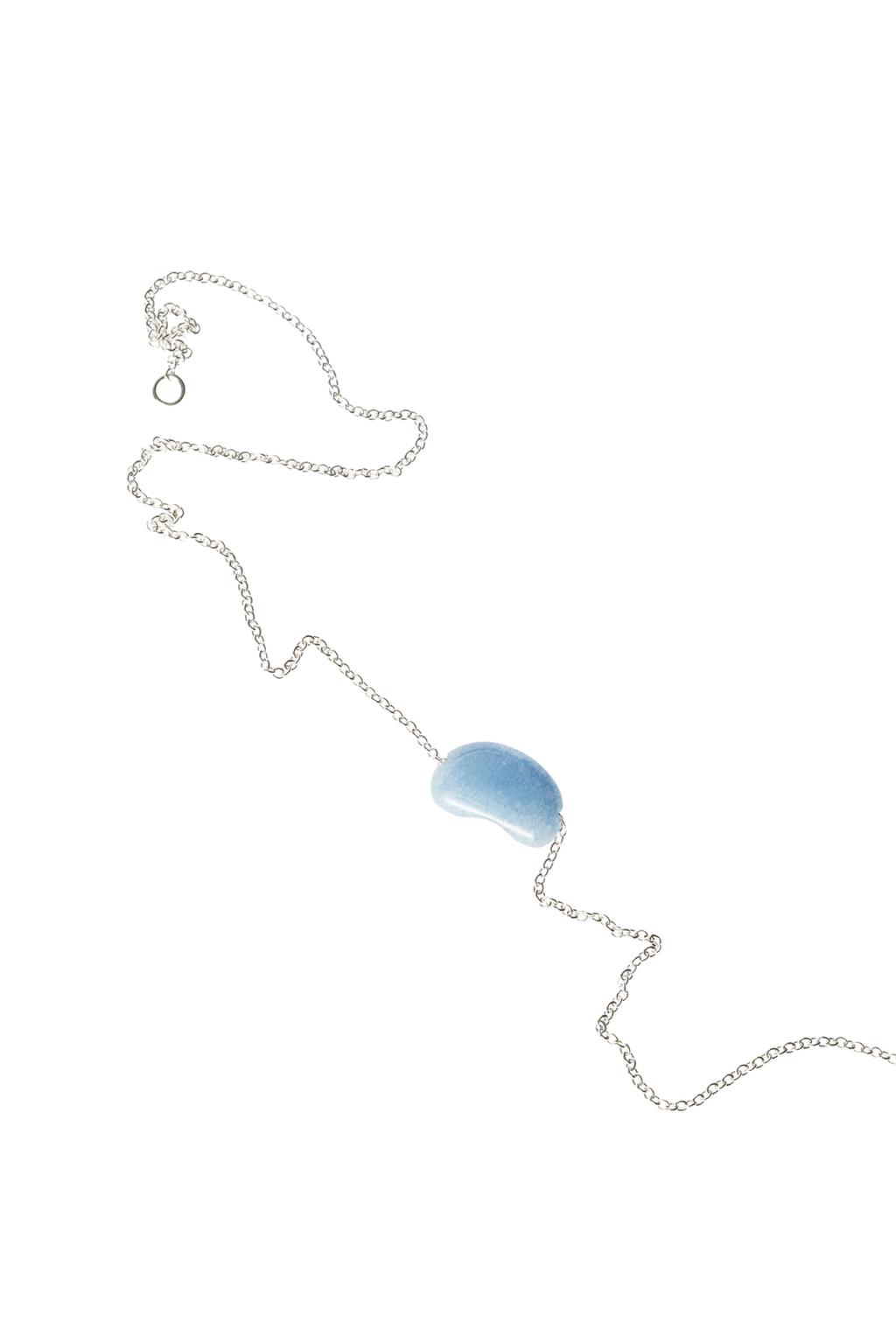 Цепочка с камнем кварца