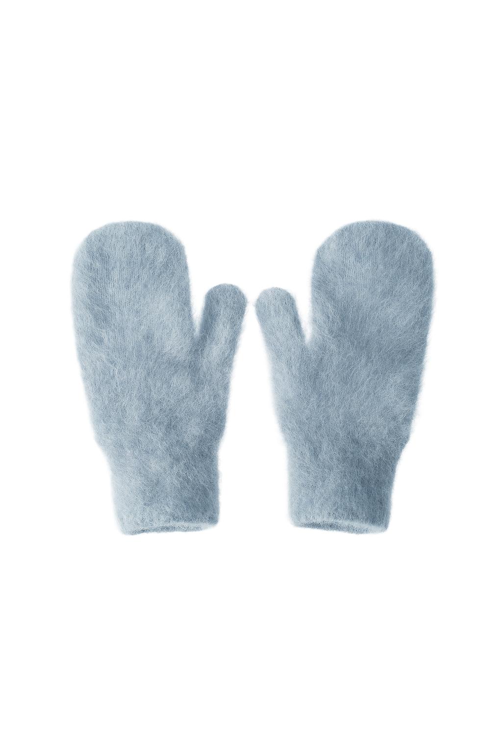 ВАРЕЖКИ ИЗ СМЕСОВОЙ АЛЬПАКИ