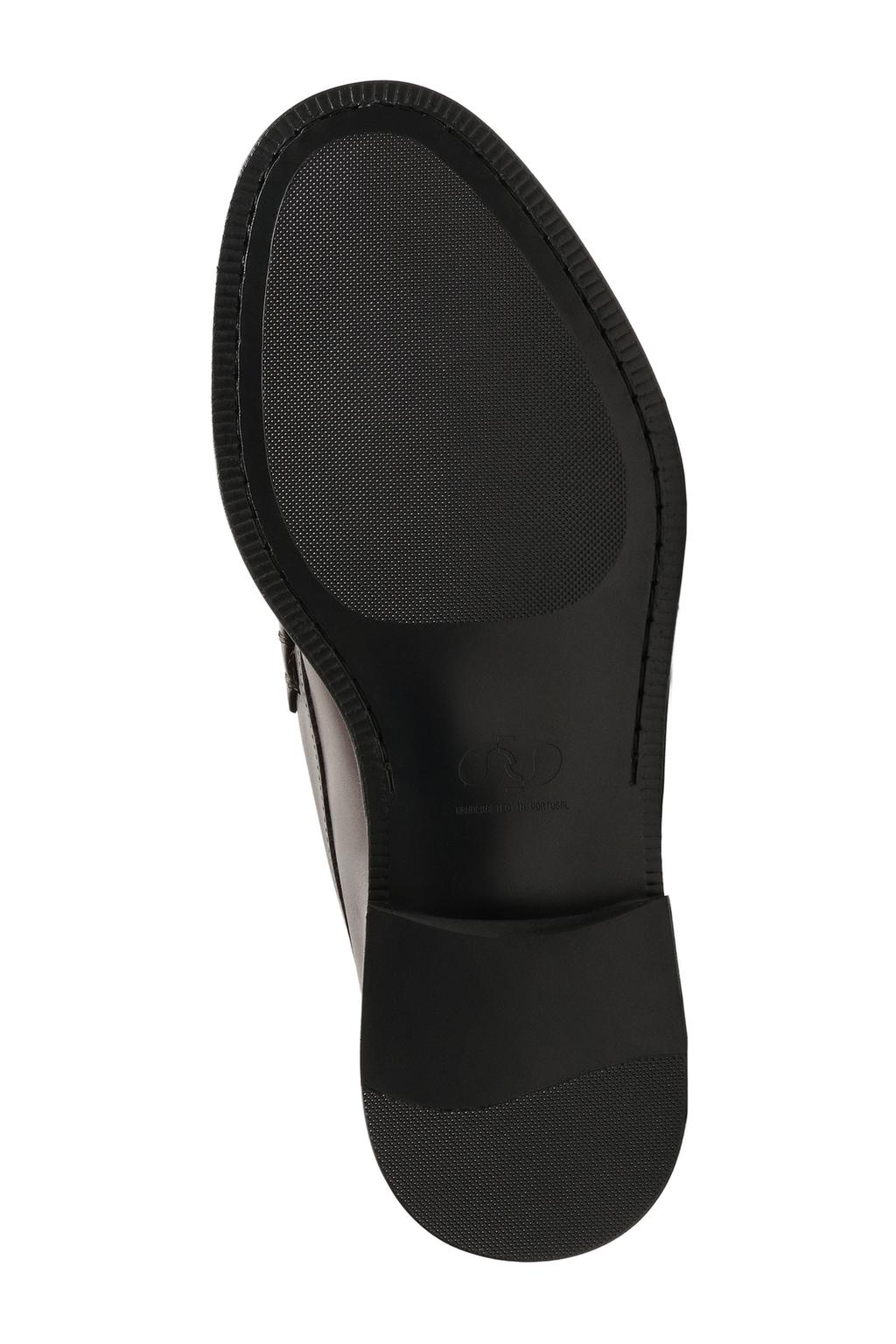 КОЖАНЫЕ ЛОФЕРЫ С ПЛАНКОЙ