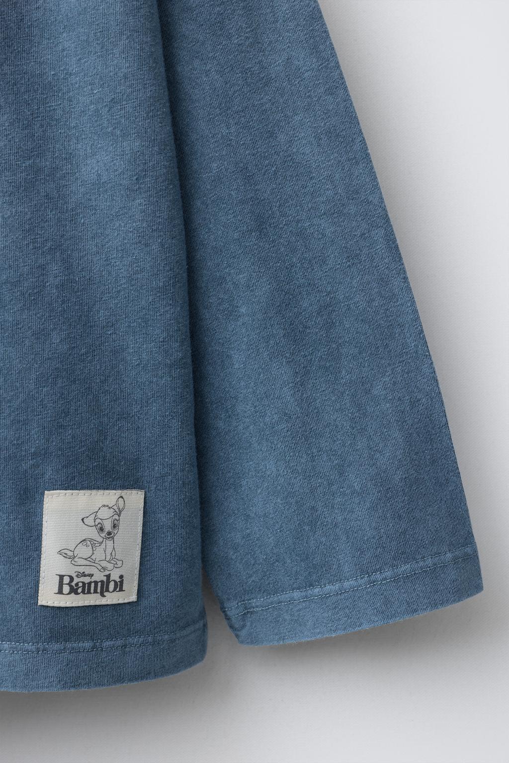 ФУТБОЛКА С ЭФФЕКТОМ ПОТЕРТОСТИ И ПРИНТОМ BAMBI © DISNEY