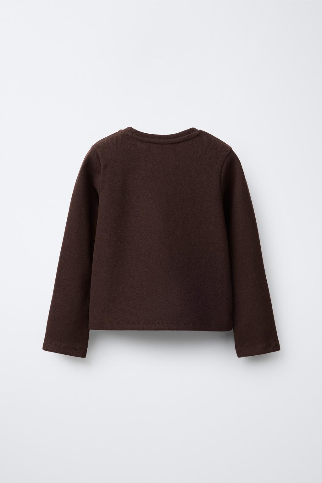 ЛОНГСЛИВ SOFT TOUCH С БАНТОМ И БУСИНАМИ