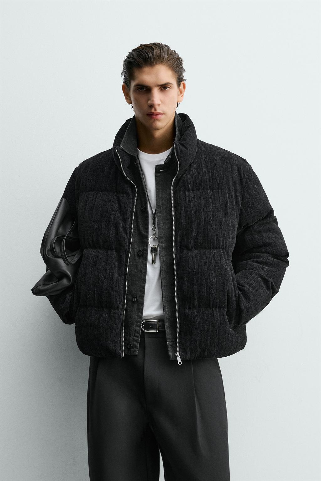 УКОРОЧЕННАЯ СТЕГАНАЯ КУРТКА