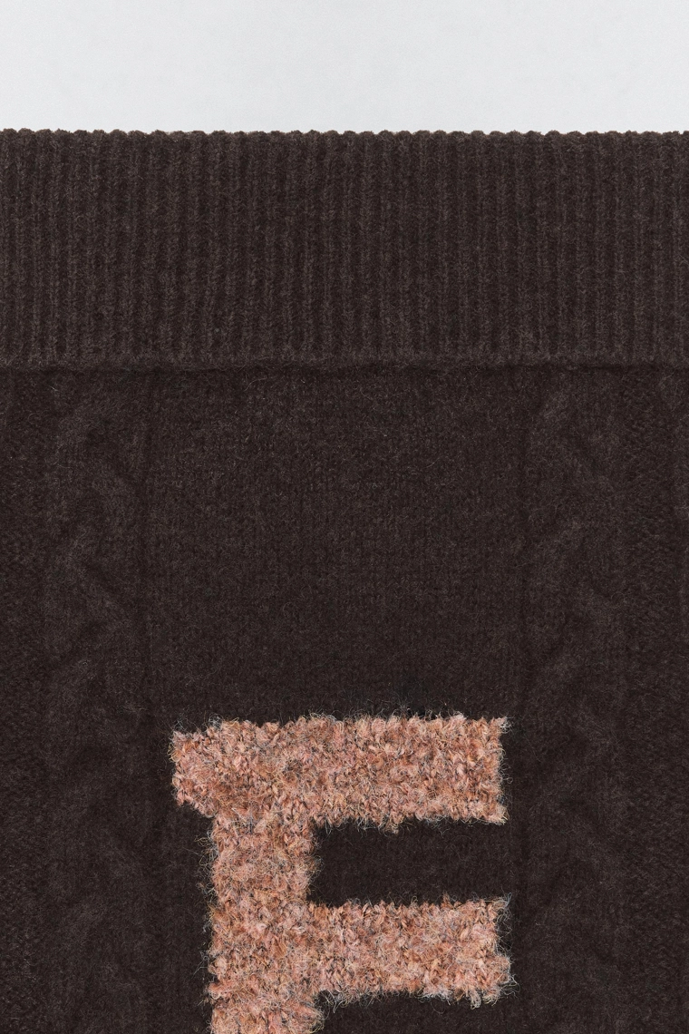 Вязаный свитер из шерсти для домашних животных soshiotsuki x zara