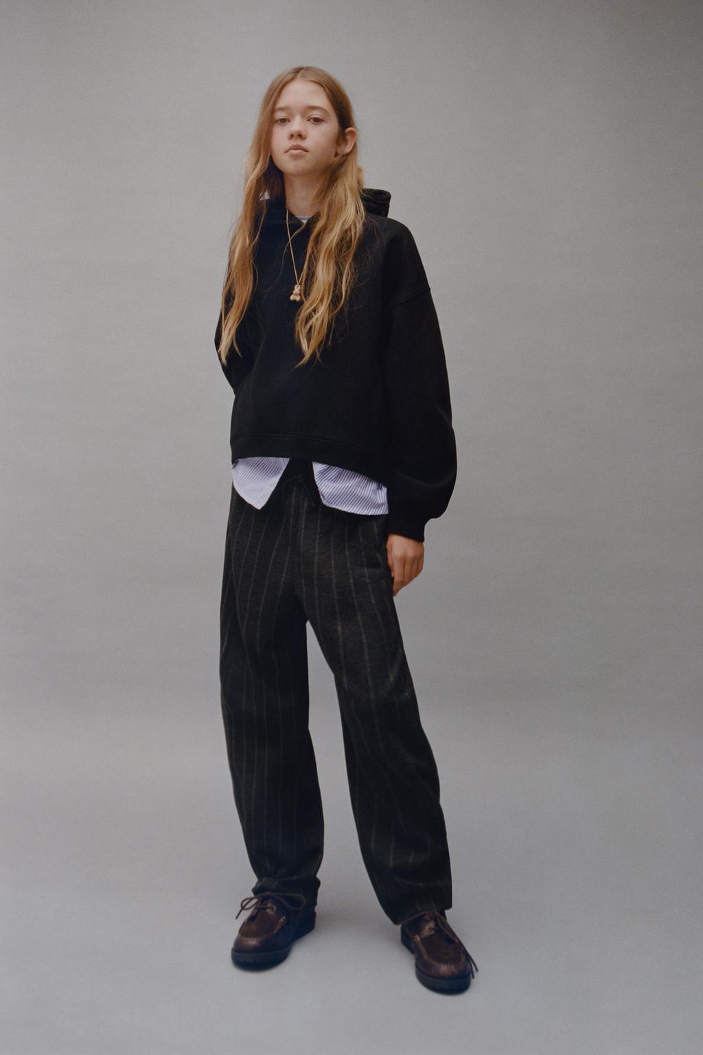 БРЮКИ BARREL В ПОЛОСКУ ИЗ ТКАНИ «ПУНТО-РОМА»