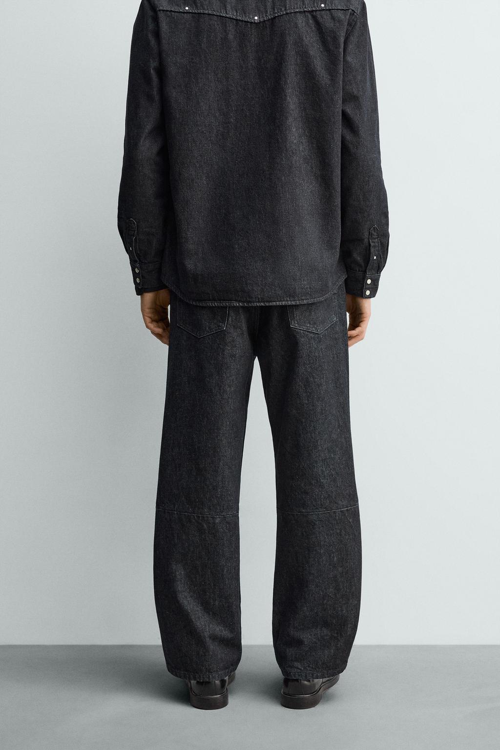 ДЖИНСЫ STRAIGHT FIT С ЗАКЛЕПКАМИ