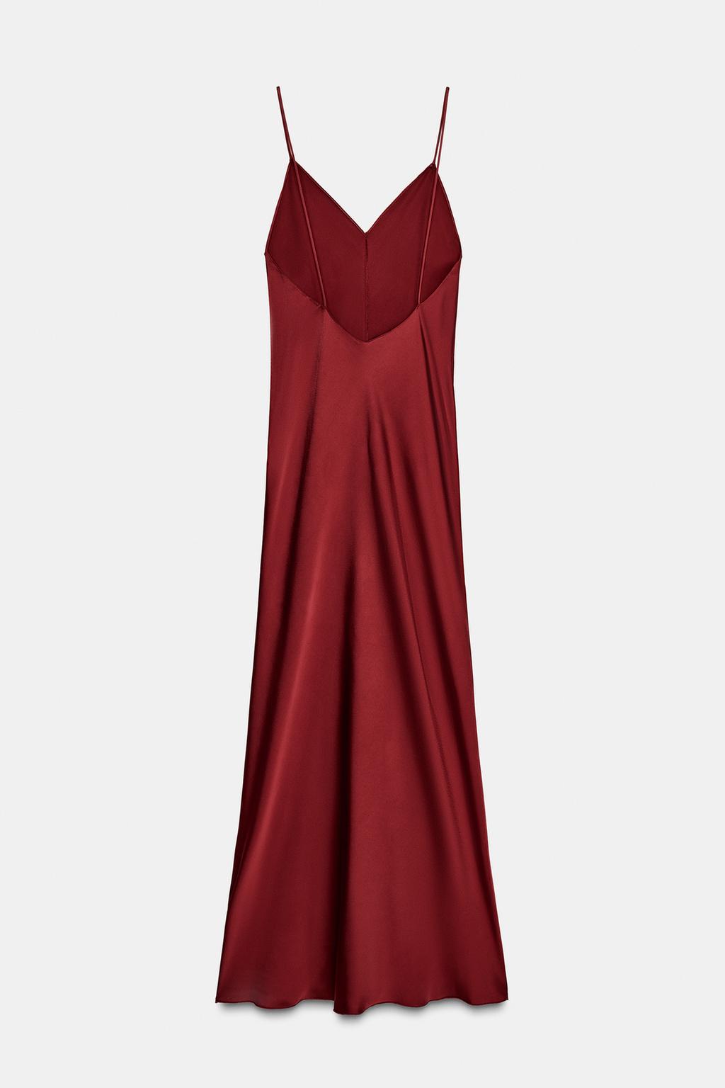 АТЛАСНОЕ ПЛАТЬЕ-КОМБИНАЦИЯ ИЗ КОЛЛЕКЦИИ ZW