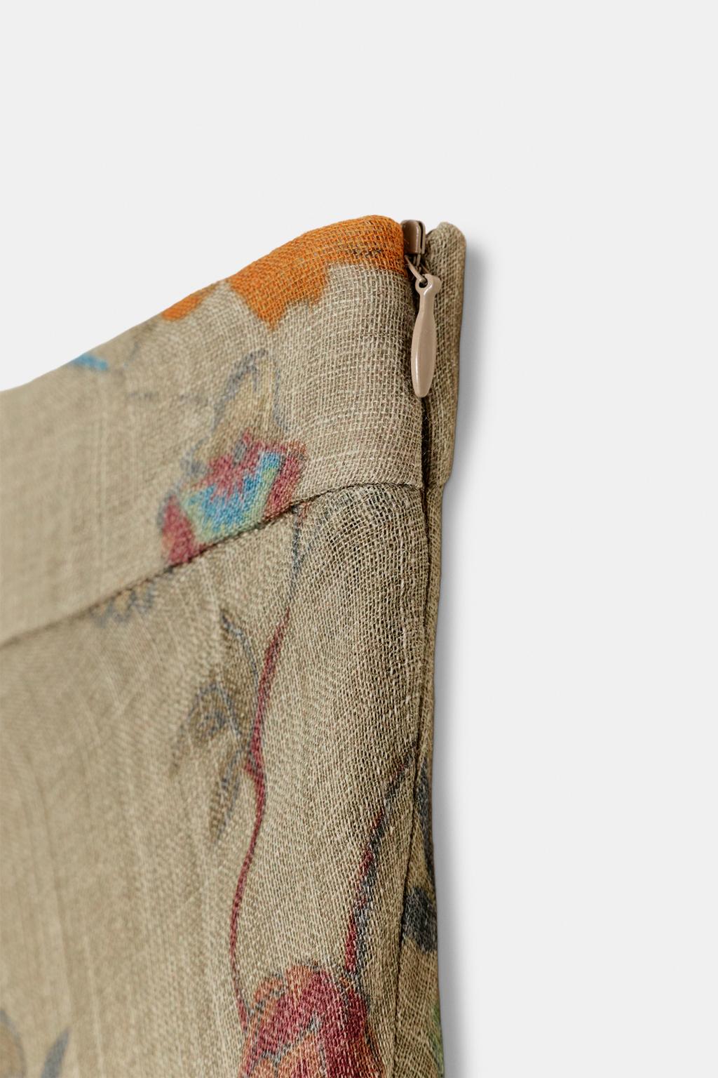 ШЕРСТЯНАЯ ЮБКА С ЦВЕТОЧНЫМ ПРИНТОМ — ZW COLLECTION