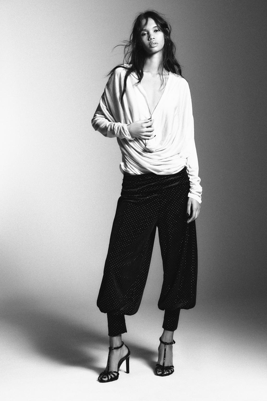 БЛЕСТЯЩИЕ БАРХАТНЫЕ БРЮКИ BAGGY