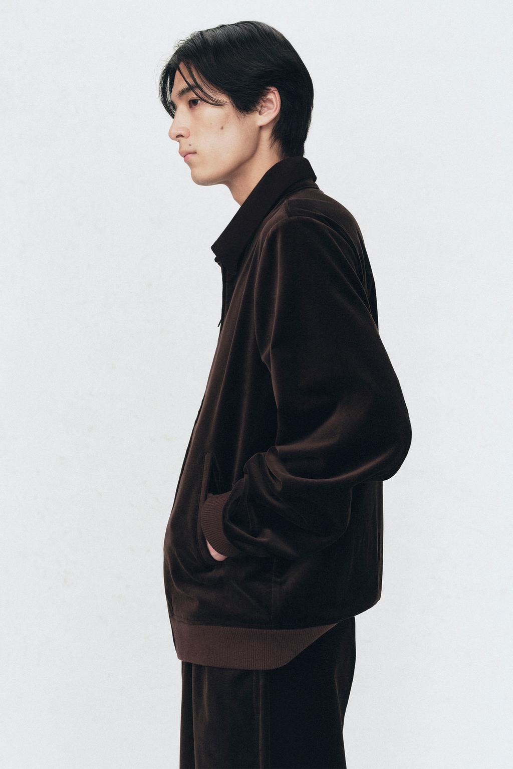 Куртка из вельвета с регулярной посадкой soshiotsuki x zara