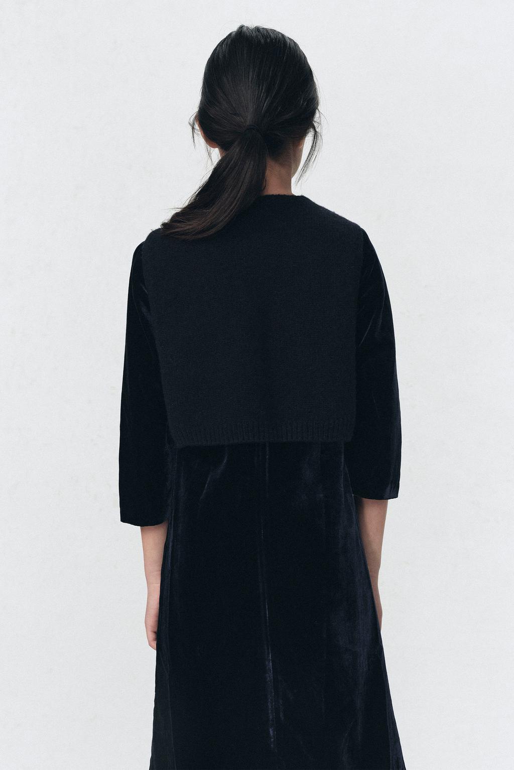 Вязанный капюшон из 100% шерсти soshiotsuki x zara