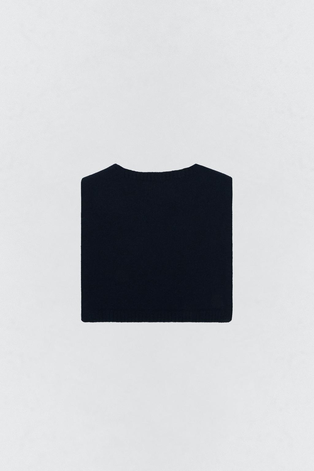 Вязанный капюшон из 100% шерсти soshiotsuki x zara