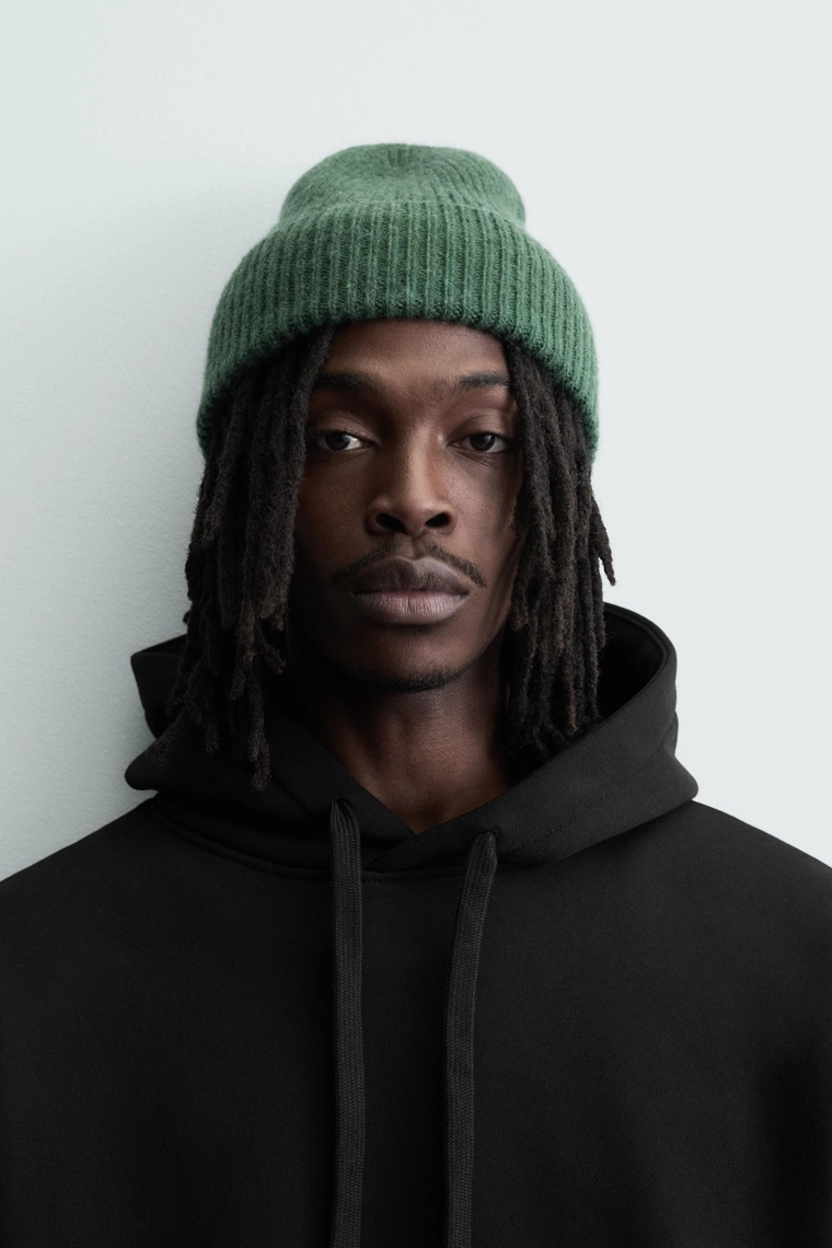 ШАПКА БИНИ ИЗ 100% ШЕРСТИ