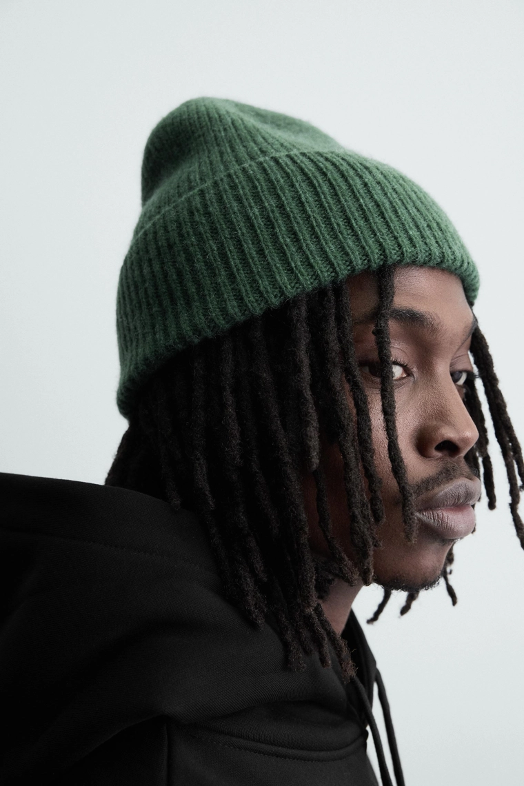 ШАПКА БИНИ ИЗ 100% ШЕРСТИ