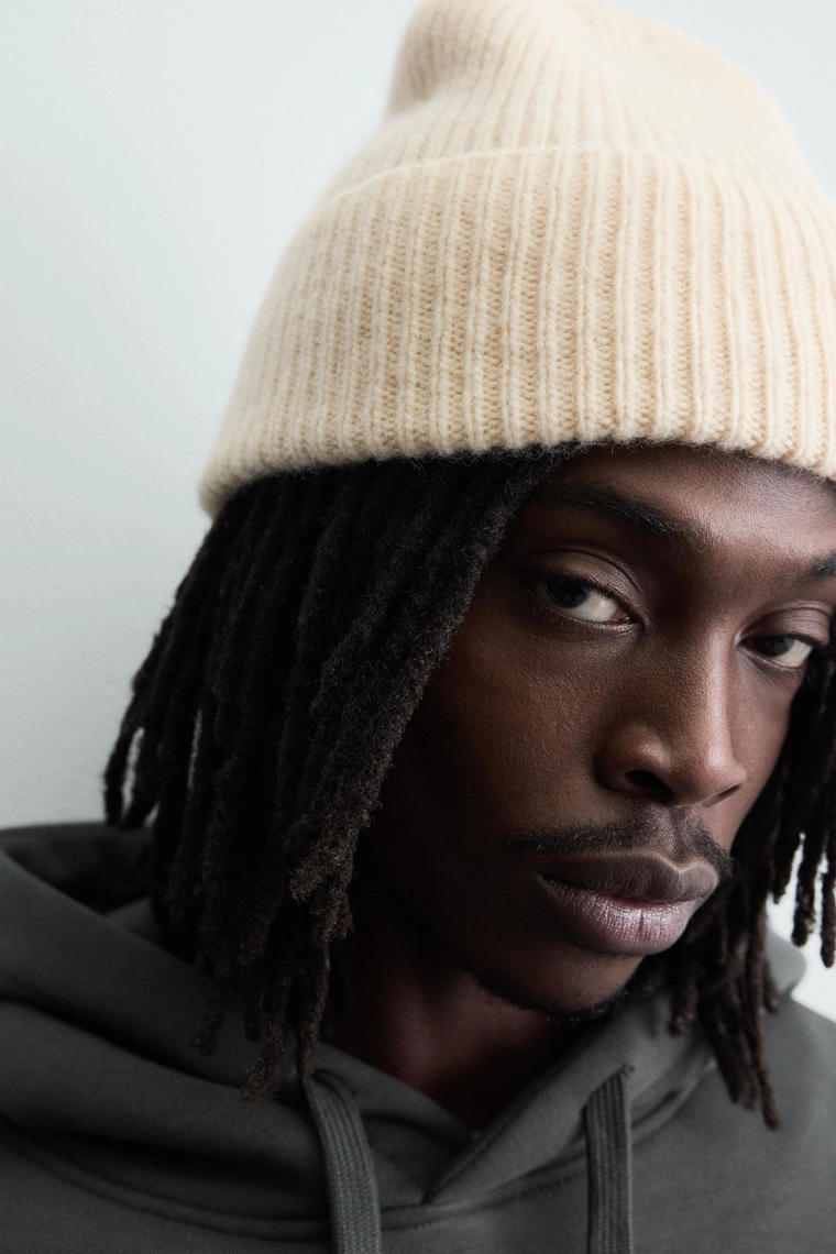 ШАПКА БИНИ ИЗ 100% ШЕРСТИ