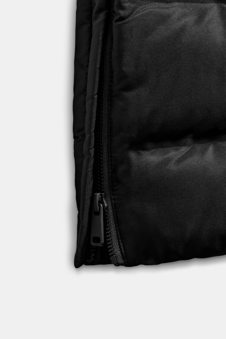 ПУХОВИК С КАПЮШОНОМ И РЕМНЕМ WATER REPELLENT WINDPROOF