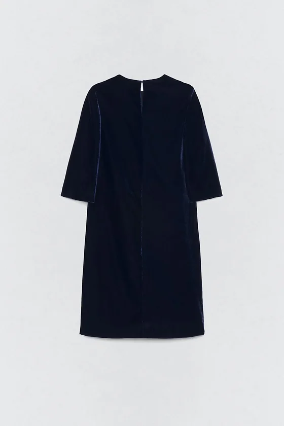 Платье из велюра soshiotsuki x zara