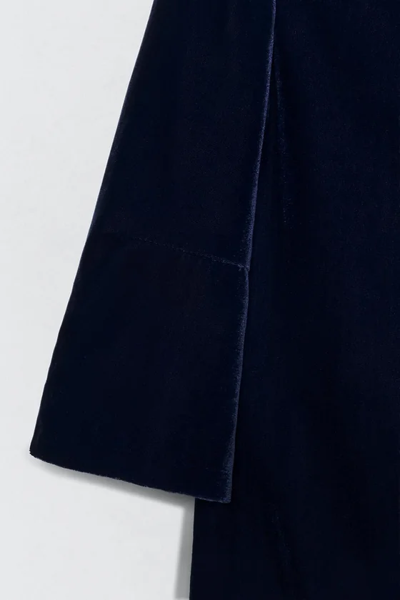 Платье из велюра soshiotsuki x zara
