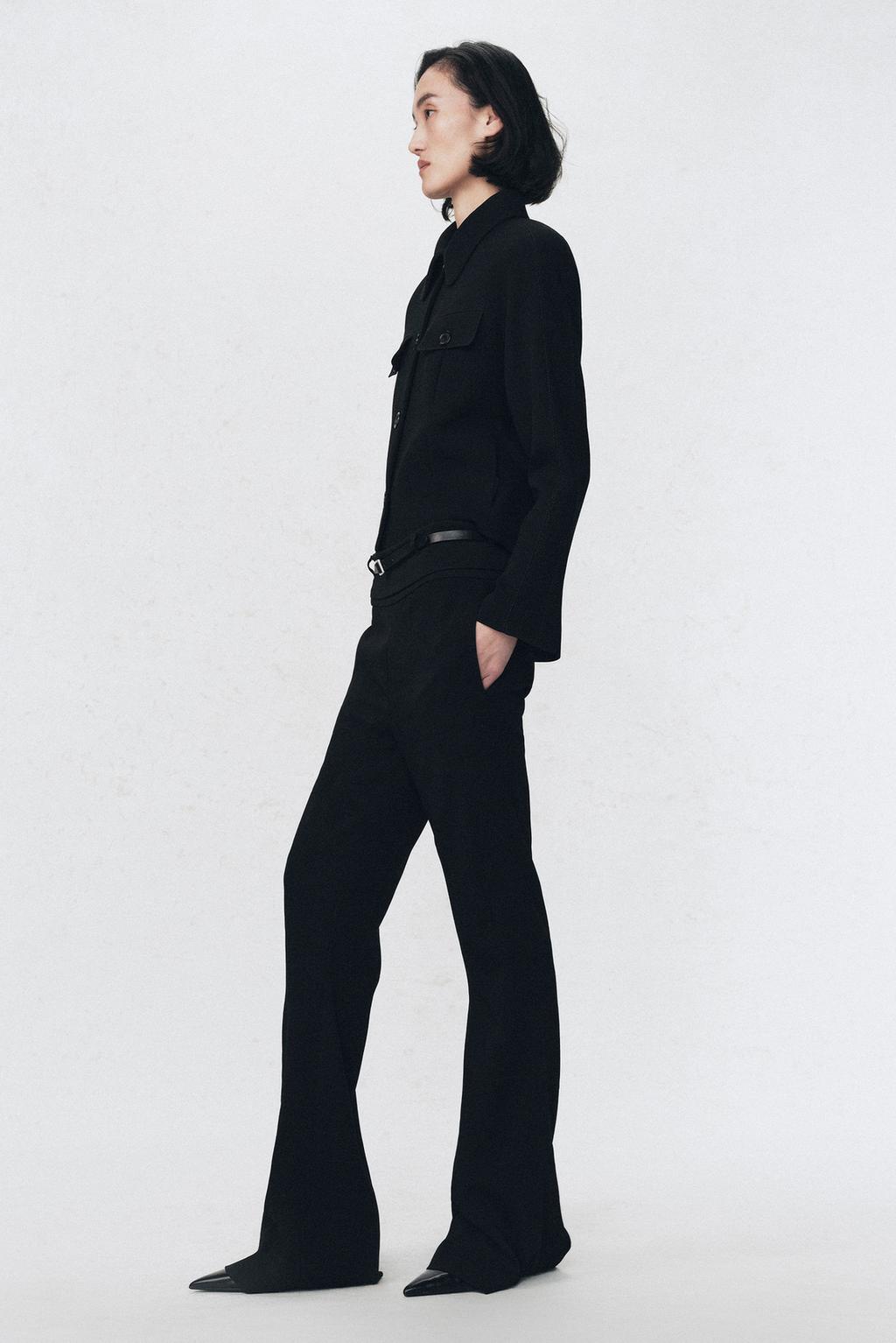 Брюки с отворотами на поясе soshiotsuki x zara