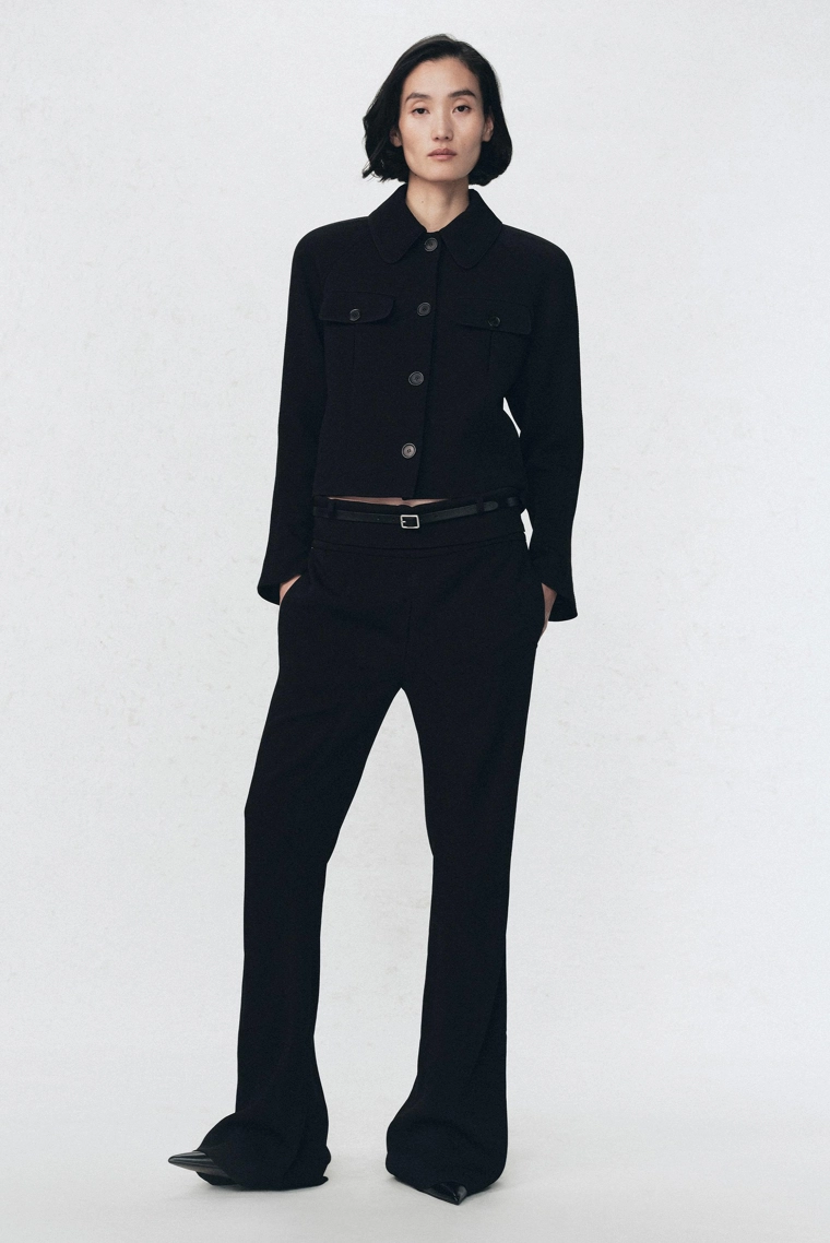 Брюки с отворотами на поясе soshiotsuki x zara
