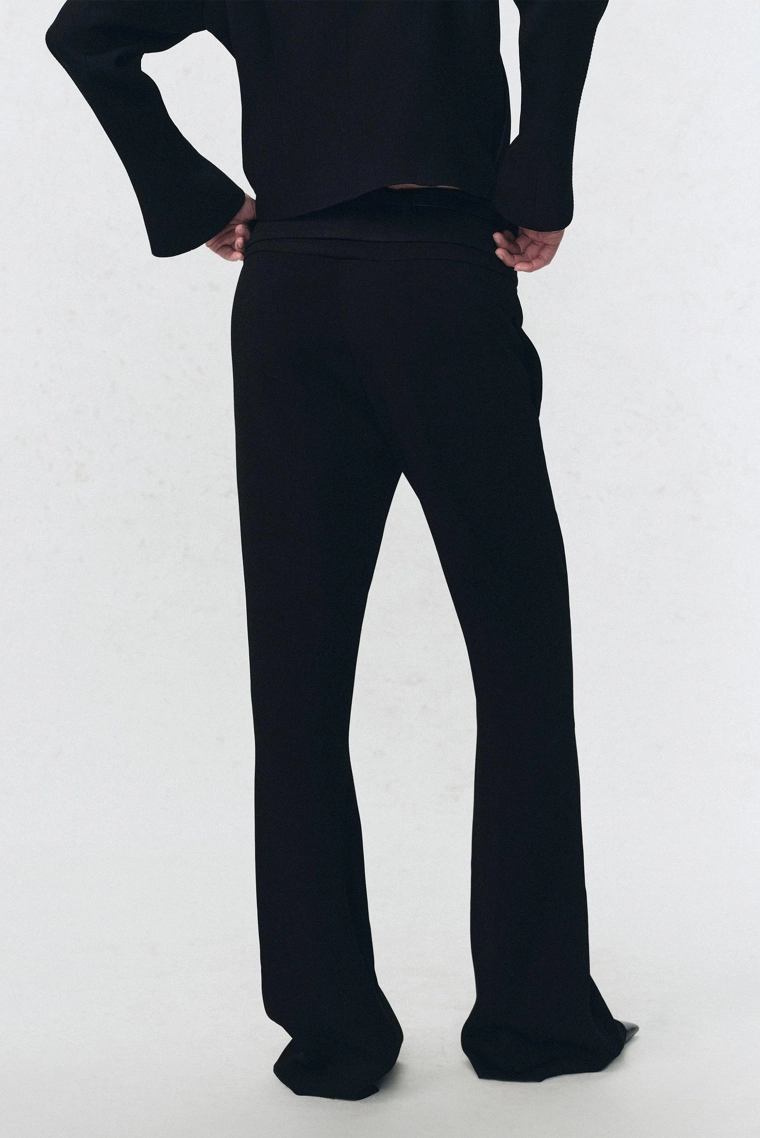 Брюки с отворотами на поясе soshiotsuki x zara