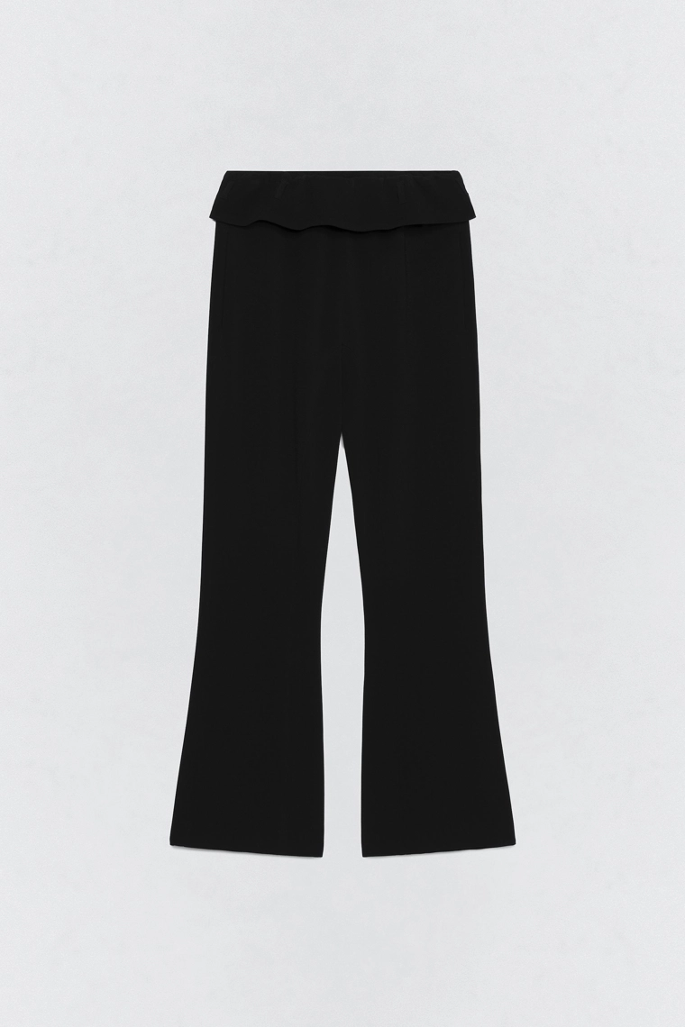 Брюки с отворотами на поясе soshiotsuki x zara