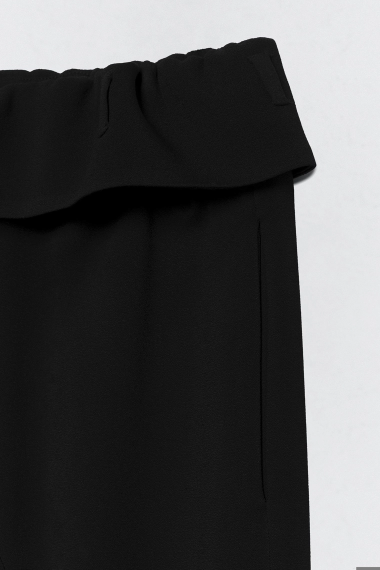 Брюки с отворотами на поясе soshiotsuki x zara