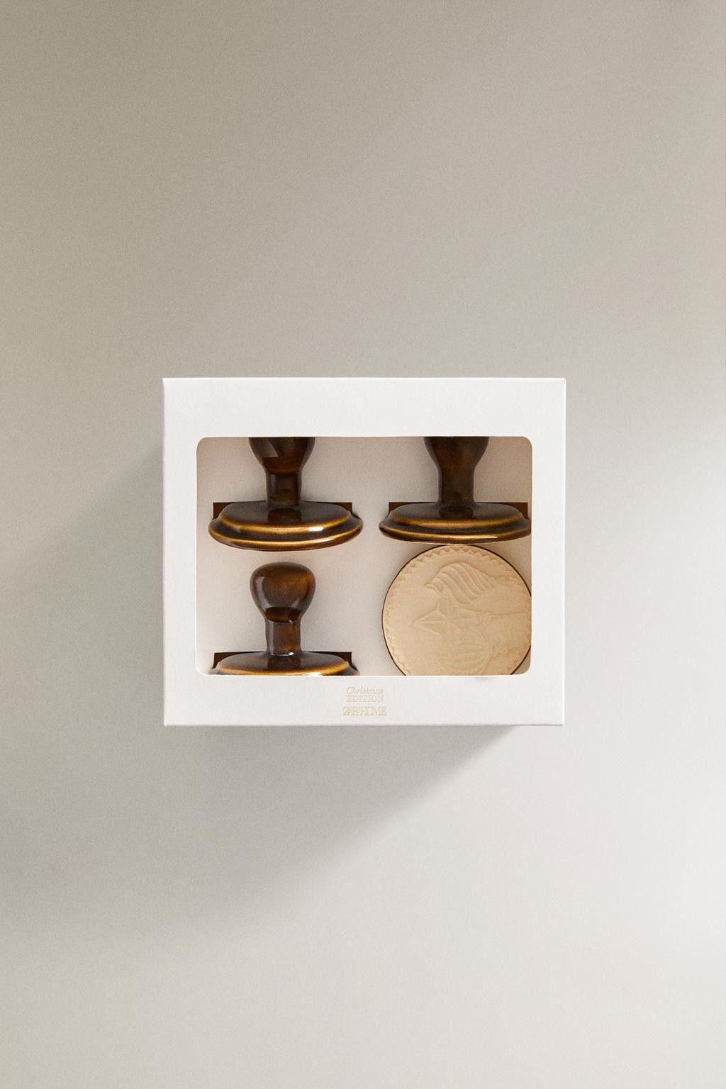 Набор форм для изготовления пряников в виде фигур (набор из 4 штук)