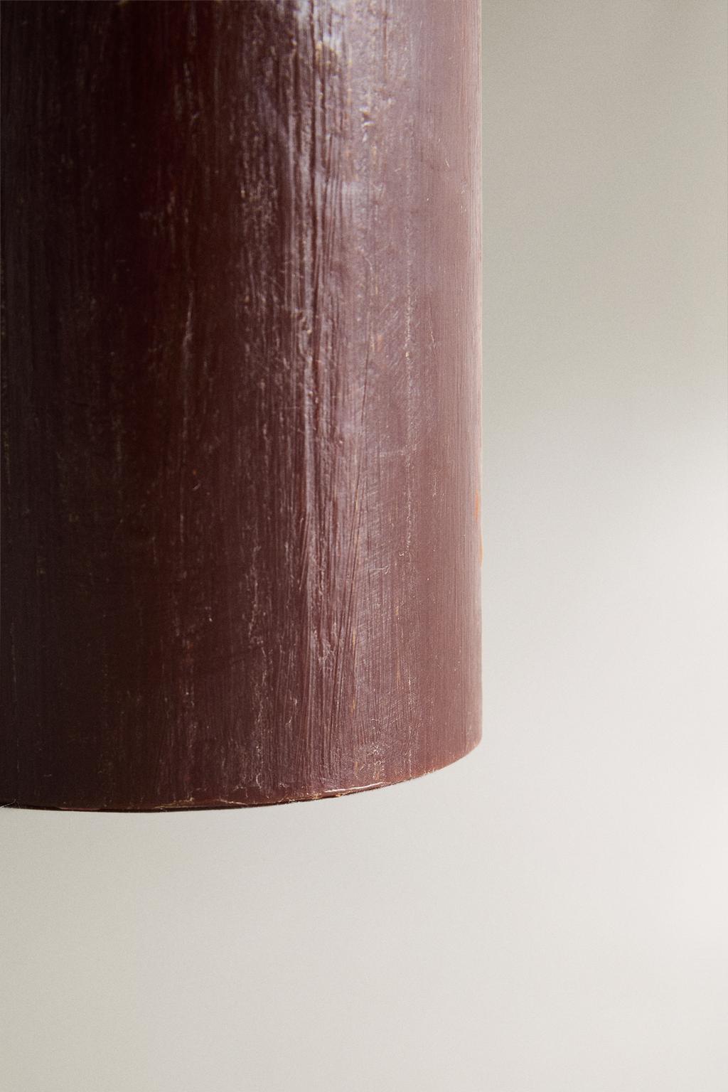 Декоративная цилиндрическая свеча