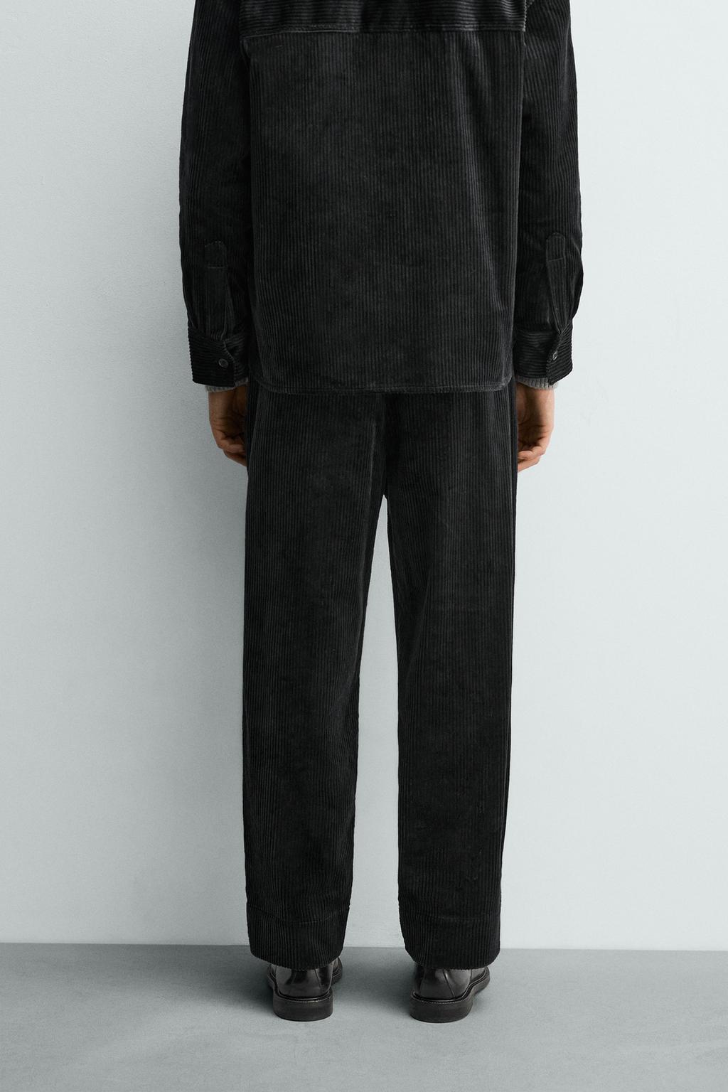 ВЕЛЬВЕТОВЫЕ БРЮКИ СВОБОДНОГО КРОЯ