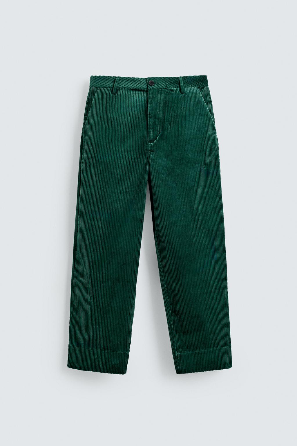 ВЕЛЬВЕТОВЫЕ БРЮКИ СВОБОДНОГО КРОЯ