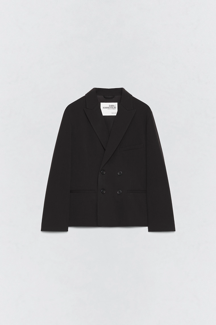 Пиджак с двойной застежкой soshiotsuki x zara