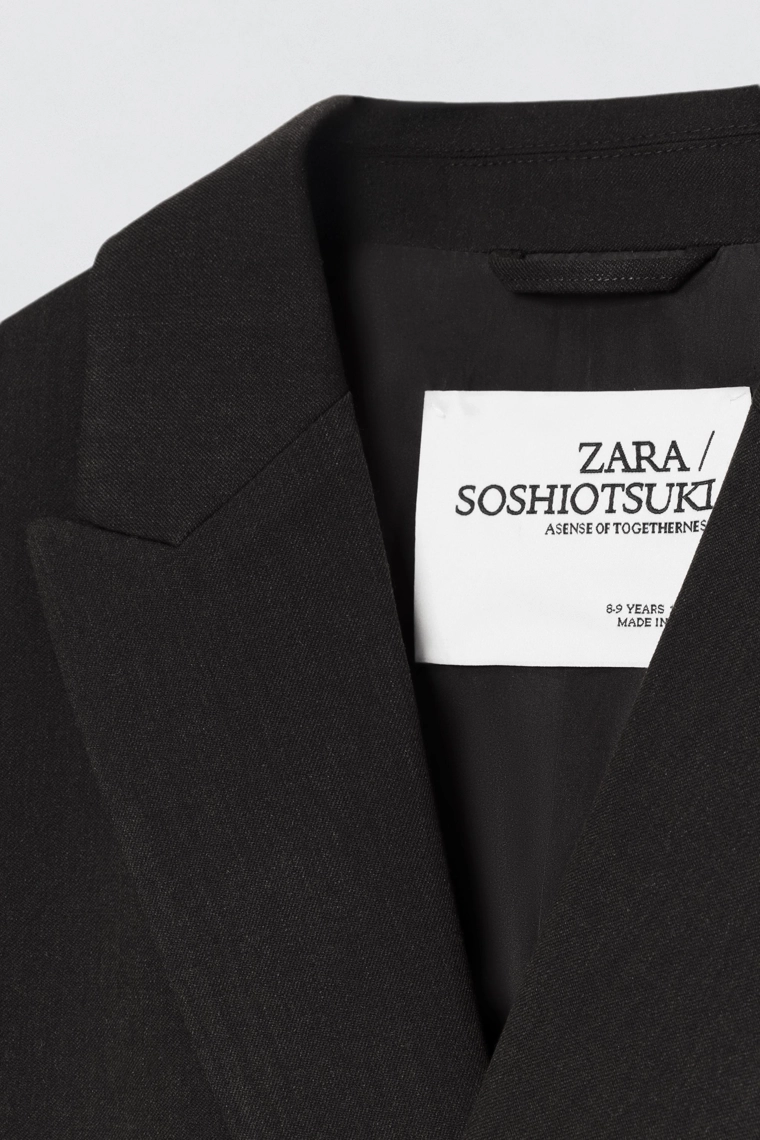 Пиджак с двойной застежкой soshiotsuki x zara