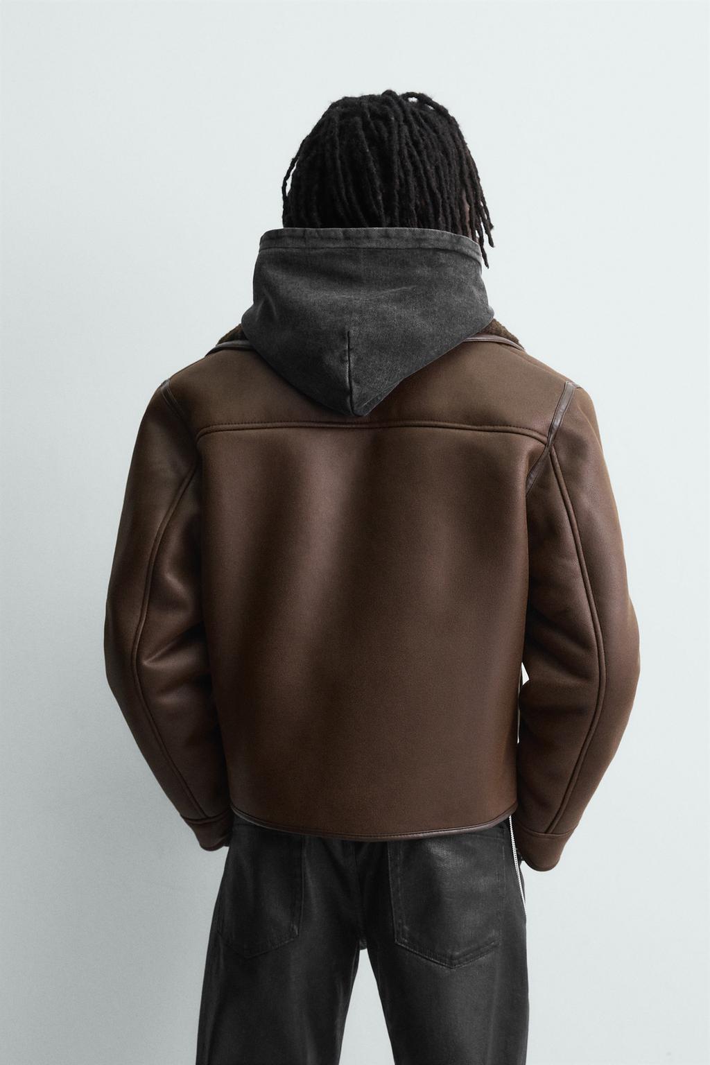 ДУБЛЕНКА ИЗ ИСКУССТВЕННОЙ ЗАМШИ