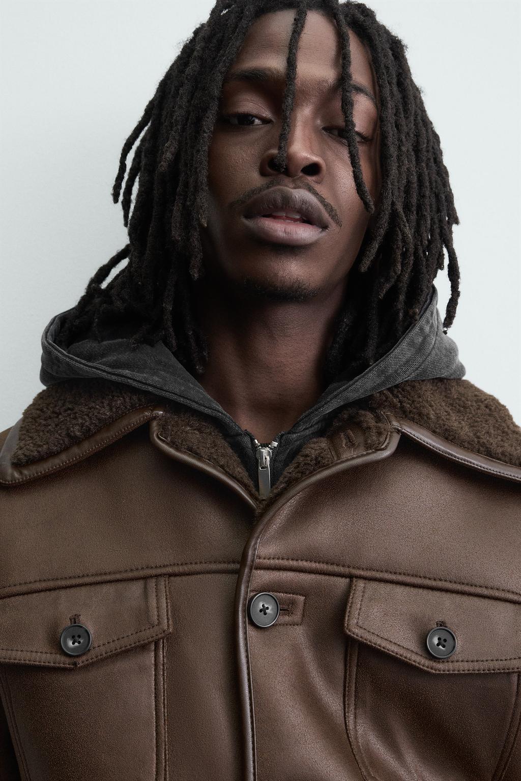 ДУБЛЕНКА ИЗ ИСКУССТВЕННОЙ ЗАМШИ