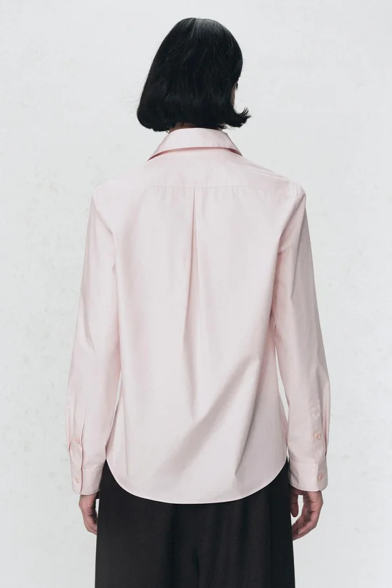 Рубашка из поплина soshiotsuki x zara