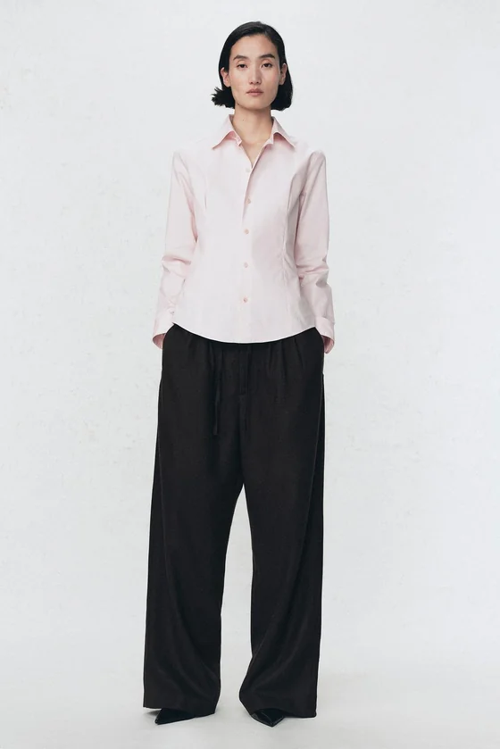 Рубашка из поплина soshiotsuki x zara