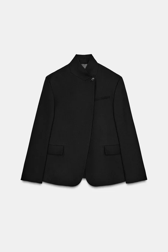 БЛЕЙЗЕР ИЗ СМЕСОВОЙ ШЕРСТИ — ZW COLLECTION