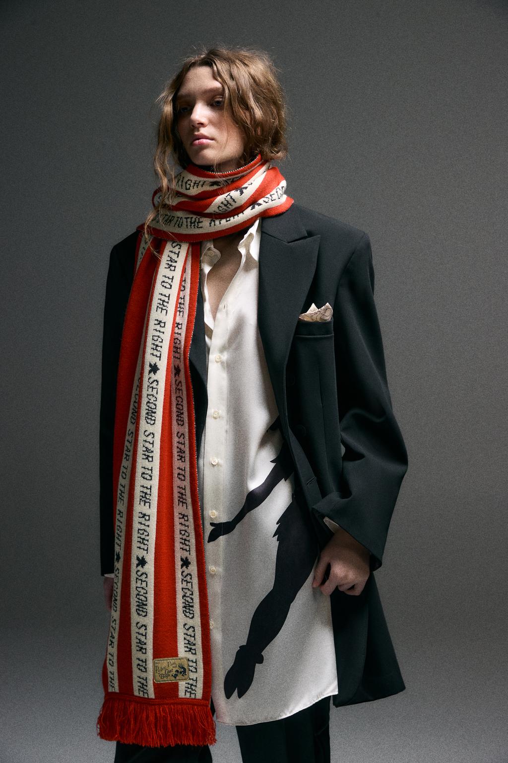 УДЛИНЕННЫЙ ДВУБОРТНЫЙ БЛЕЙЗЕР HARRY LAMBERT FOR ZARA X DISNEY